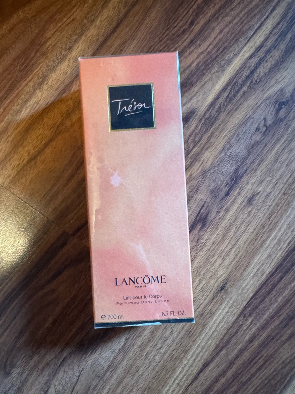 NIB LANCÔME Tresor Paris perfumed body lotion 6.7 oz